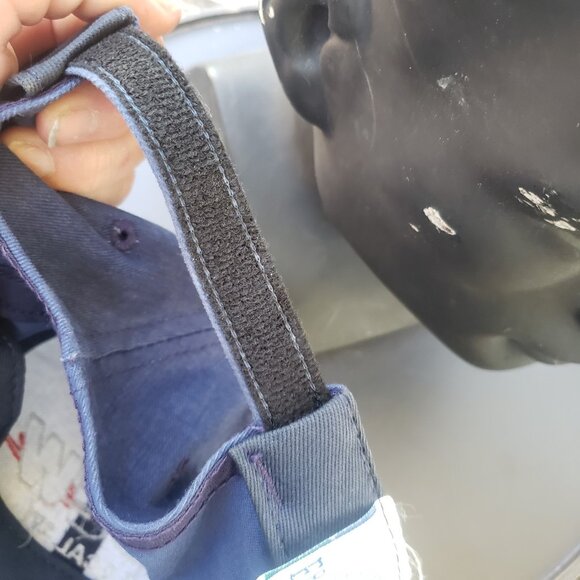 Vintage IBEW Local 271 Wichita KS Blue Hat Cap Strapback Frank‎ Doolittle Co - Picture 10 of 10